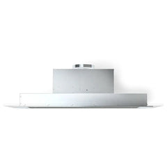 Verona 46 inch Designer Range Hood Insert with 1200 CFM, Stainless Steel Baffle Filters, LED Lighting in Stainless Steel - VEINS46GSS - The Home Selection
