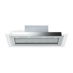 Verona 46 inch Designer Range Hood Insert with 1200 CFM, Stainless Steel Baffle Filters, LED Lighting in Stainless Steel - VEINS46GSS - The Home Selection