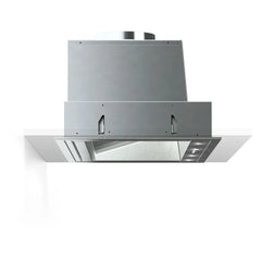Verona 46 inch Designer Range Hood Insert with 1200 CFM, Stainless Steel Baffle Filters, LED Lighting in Stainless Steel - VEINS46GSS - The Home Selection