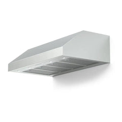 Verona 48 Inch Designer Low Profile Under Cabinet Range Hood with 1200 CFM, Stainless Steel Baffle Filters, LED Lighting in Stainless Steel - VELP4810GSS - The Home Selection