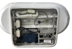 EAGO 6 ft Acrylic White Whirlpool Bathtub w Fixtures - AM128ETL
