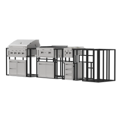 Videl Grill Signature Collection 4 KD Island - DG-PAKG4 - The Home Selection