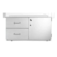 Vintage 42-Inch Deluxe Grill Cart with Door and Two Drawers - VBQ42GCDLX - The Home Selection