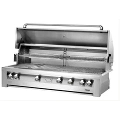 Vintage 56" Built-in with 998 sq. in. Cooking Area, 82,500 BTUs, Infrared Sear Zone, Rotisserie, Smoker, Halogen Lights: Liquid Propane Grill - VBQ56SZG-L - The Home Selection