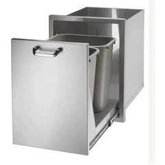 Vintage Stainless Steel Trash and Recycle Center - VTRC - The Home Selection