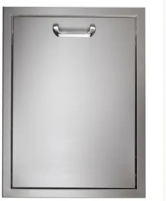 Vintage Stainless Steel Trash and Recycle Center - VTRC