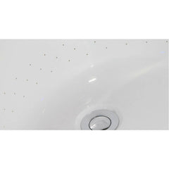 EAGO 74  White Free Standing Air Bubble Bathtub - AM1900