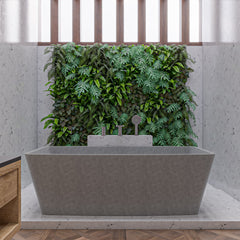 Alfi 71  Solid Concrete Rectangular Freestanding Bathtub - ABCO71TUB