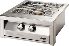 Vintage Power Maxx Burner, 24 Inches, with 55,000 BTUs, Individual Burner Control, 9v Ignition, and Stainless Steel Cover - VPMAXX24-N