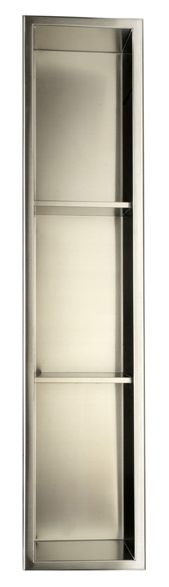 Alfi 8 x 36 Vertical Triple Shelf Bath Shower Niche - ABN0836