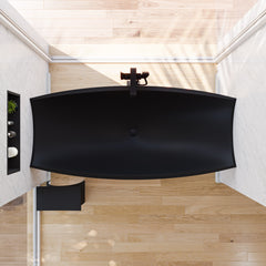 Alfi 71  Solid Surface Resin Suspended Wall Mounted Hammock Bathtub - HammockTub2