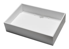 Alfi 20  x 14  White Matte Solid Surface Resin Sink - ABRS2014