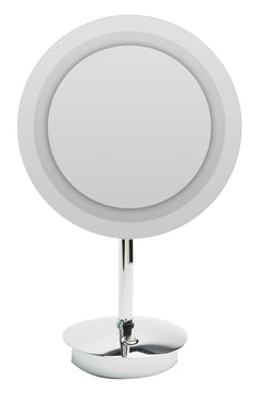 Alfi Tabletop Round 9  5x Magnifying Cosmetic Mirror with Light - ABM9FLED