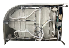 EAGO 6 ft Right Drain Corner Acrylic White Whirlpool Bathtub for Two - AM124ETL-L