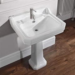 Whitehaus Waterhaus Solid , single hole, extended single lever lavatory faucet - WHS0221-SB
