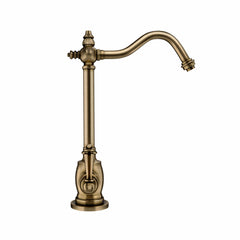 Whitehaus Point of Use Instant Hot Water Drinking Faucet with Traditional Spout - WHFH-H1006-AB