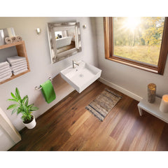 Whitehaus Rectangular Basin with Single Faucet Drilling & Overflow - B-AG - The Home Selection