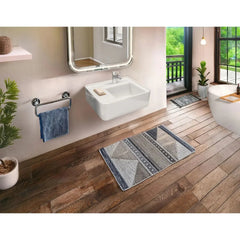 Whitehaus Rectangular Wall Mount Basin with Faucet Drilling Options and Rear Center Drain Location - The Home Selection