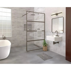 Whitehaus Rectangular Wall Mount Basin with Faucet Drilling Options and Rear Center Drain Location - The Home Selection