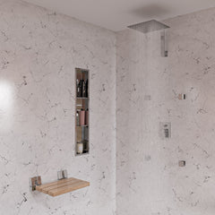 Alfi 12  Square Ultra-Thin Rain Shower Head - RAIN12S