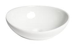 Alfi White 16  Egg Shape Above Mount Ceramic Sink - ABC913
