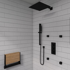 Alfi 16  Square Ultra-Thin Rain Shower Head - RAIN16S