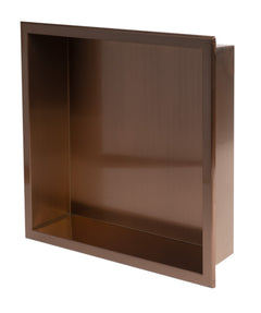 Alfi 16  x 16  Steel Square Single Shelf Shower Niche - ABNP1616
