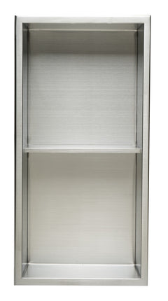 Alfi 12 x 24 Vertical Double Shelf Bath Shower Niche - ABN1224