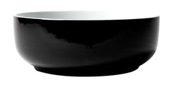 Alfi Black & White 15  Round Above Mount Ceramic Sink - ABC908