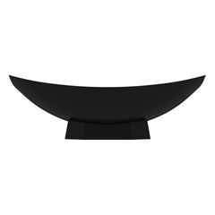 Alfi Black Matte 71  Solid Surface Resin Free Standing Hammock Style Bathtub - AB9992BM