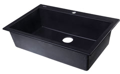 Alfi 30  Drop-In Single Bowl Granite Composite Kitchen Sink - AB3020DI