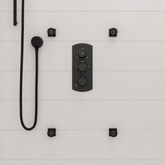 Alfi Round Sliding Rail Hand Shower Set - AB7938