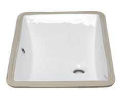 EAGO White Ceramic 22 x15  Undermount Rectangular Bathroom Sink - BC227