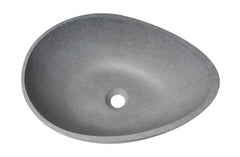 Alfi 21  Solid Concrete Tear Drop Above Mount Vessel Sink - ABCO21O