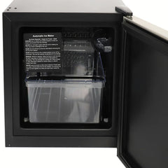 Sapphire Series 3, 15"W, Crescent Cube, Indoor-Outdoor, Panel Ready, Stainless Steel Door, Countertop, Commercial Ice Maker - SCIMCTSS