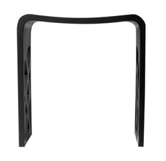 Alfi Black Matte Solid Surface Resin Bathroom / Shower Stool - ABST88BM