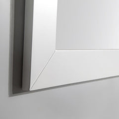 Vanity Art 48"Bath Vanity with Engineered Marble Top in White with Basin and Mirror - VA1048