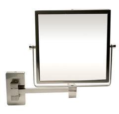 Alfi 8  Square Wall Mounted 5x Magnify Cosmetic Mirror - ABM8WS