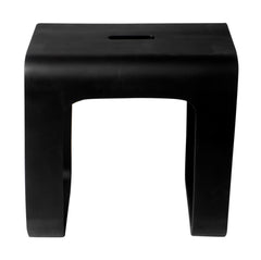 Alfi Black Matte Solid Surface Resin Bathroom / Shower Stool - ABST99BM