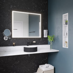 Alfi 8  Round Wall Mounted 5x Magnify Cosmetic Mirror - ABM8WR
