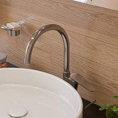 Alfi White 22  Oval Above Mount Ceramic Sink - ABC911