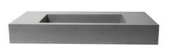 Alfi 40  Solid Concrete Rectangular Countertop Sink - ABCO40R