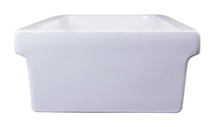 Alfi 48  White Above Mount Fireclay Bath Trough Sink - AB48TR