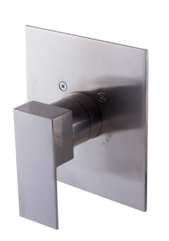 Alfi Modern Square Pressure Balanced Shower Mixer - Brushed Nickel