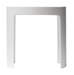 Alfi White Matte Solid Surface Resin Bathroom / Shower Stool - ABST66