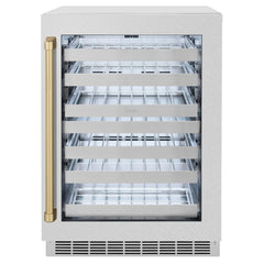 ZLINE 24 in. Touchstone Dual Zone 44 Bottle Wine Cooler Glass Door - RWDO