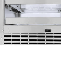 ZLINE Autograph Edition 24 in. Touchstone 151 Can Beverage Fridge With Solid Stainless Steel Door  - RBSOZ-ST-24
