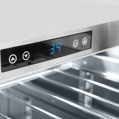 ZLINE Autograph Edition 24 in. Touchstone 151 Can Beverage Fridge With Solid Stainless Steel Door  - RBSOZ-ST-24