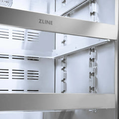 ZLINE Autograph Edition 24 in. Touchstone 151 Can Beverage Fridge With Solid Stainless Steel Door  - RBSOZ-ST-24