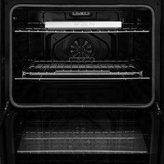 ZLINE Autograph Edition 30 in. Professional True Convection Double Wall Oven with Air Fry and Self Clean in Satin Stainless Steel with Helix Handles - WADSZ-30-K